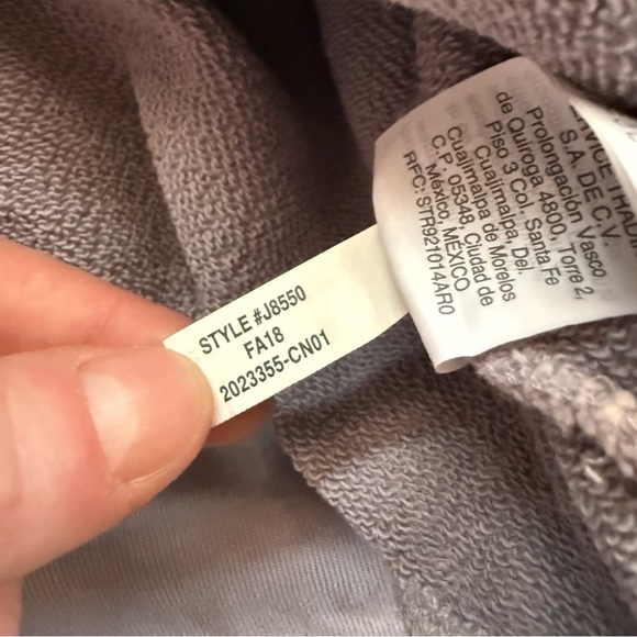 Madewell x Karen Walker® Garment-Dyed Sweatshirt in Violet Tint, Size XS - Picture 6 of 6